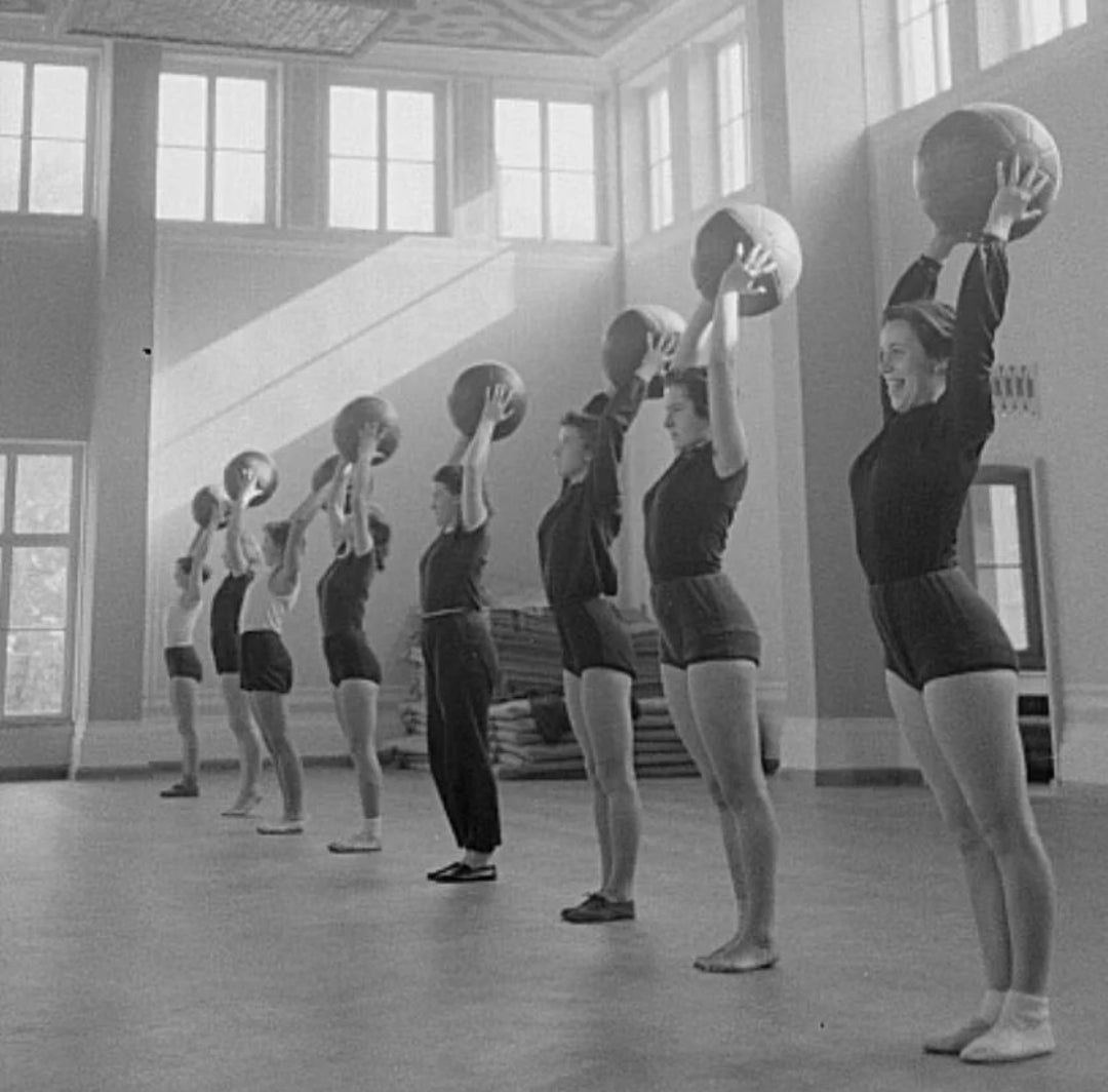 Vintage gymnastic ball