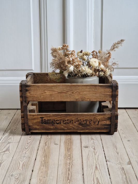 Tampereen Juoma Oy wooden box
