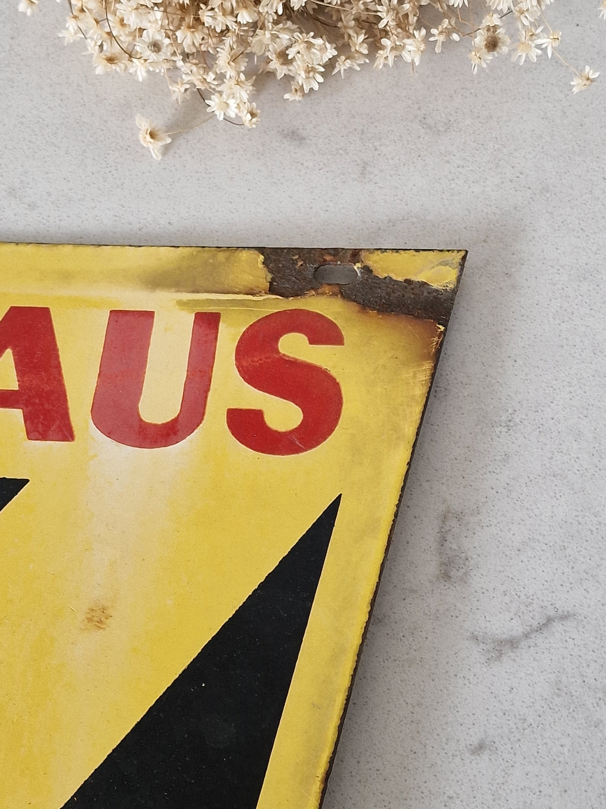 Veikkaus enamel sign 1950s