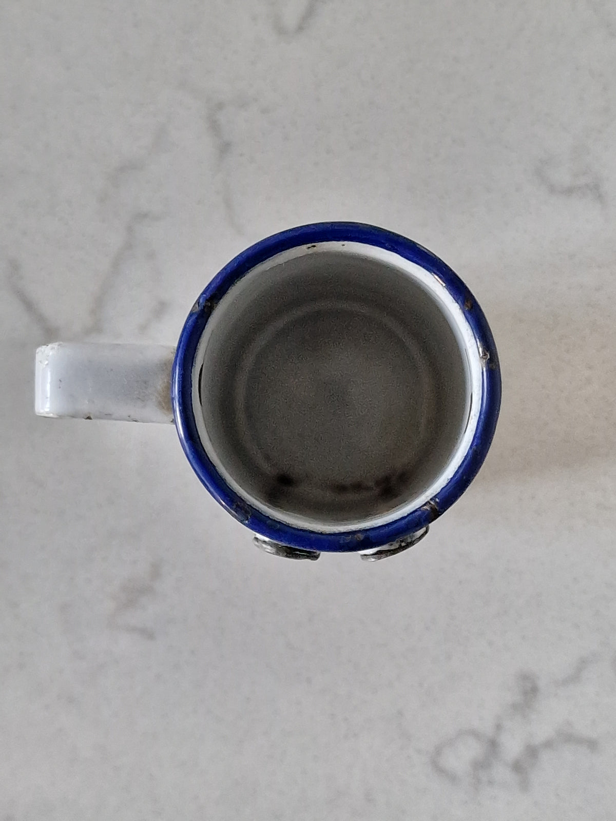 Old enamel dimensions set of 4