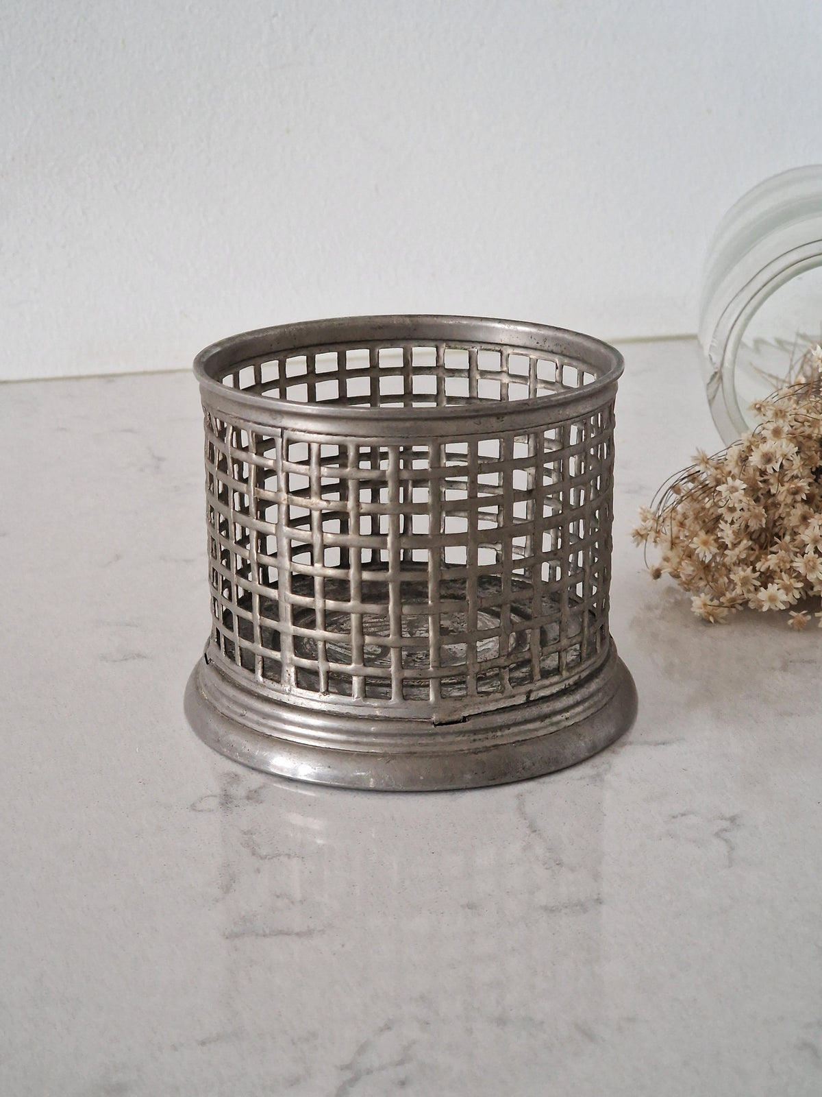 Industrial wine bottle coaster
