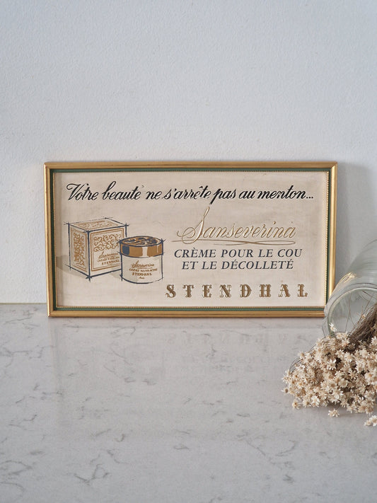 French beauty care ad