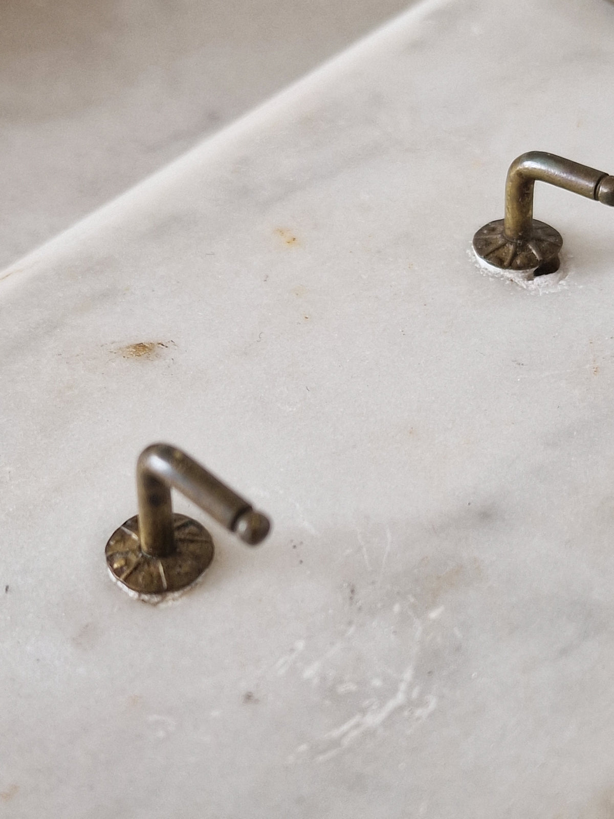 Marble coat rack