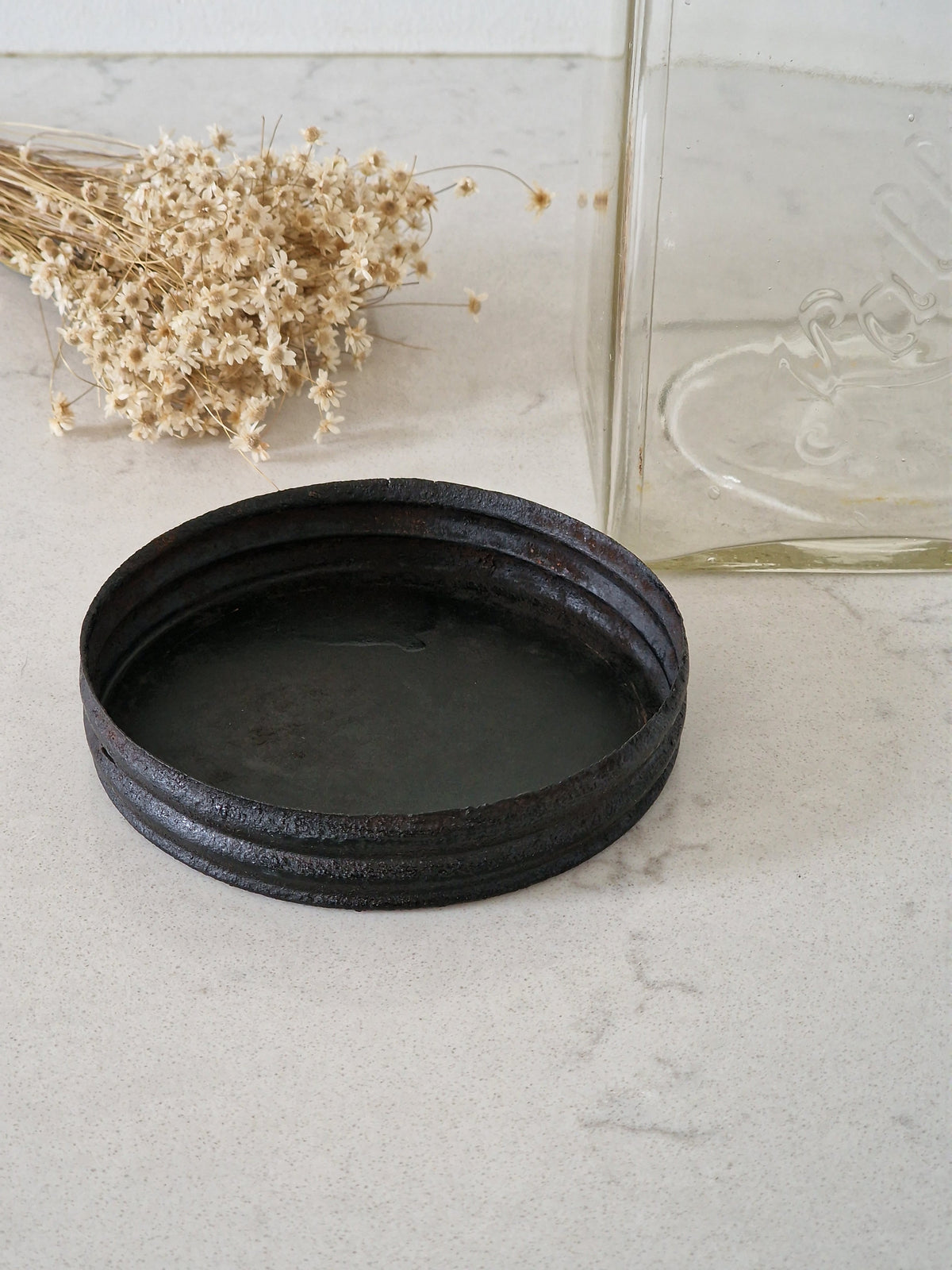 Kalla glass jar, early 20th century