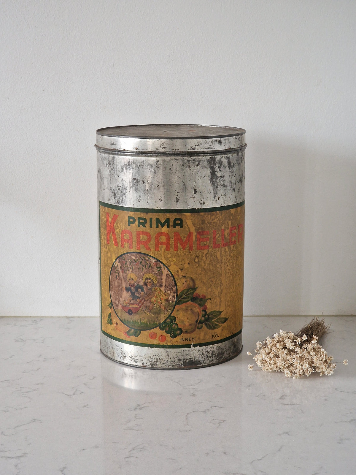 Vintage karkkipurkki