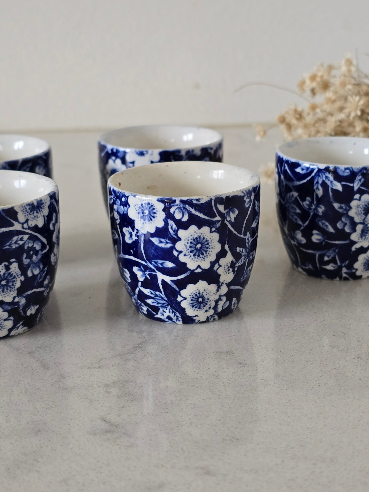 Burleigh Ware Calico munakupit 5 kpl