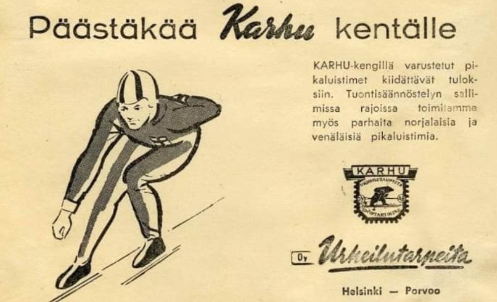 Pikaluistimet, Karhu Urheilutarpeita 1950-luku