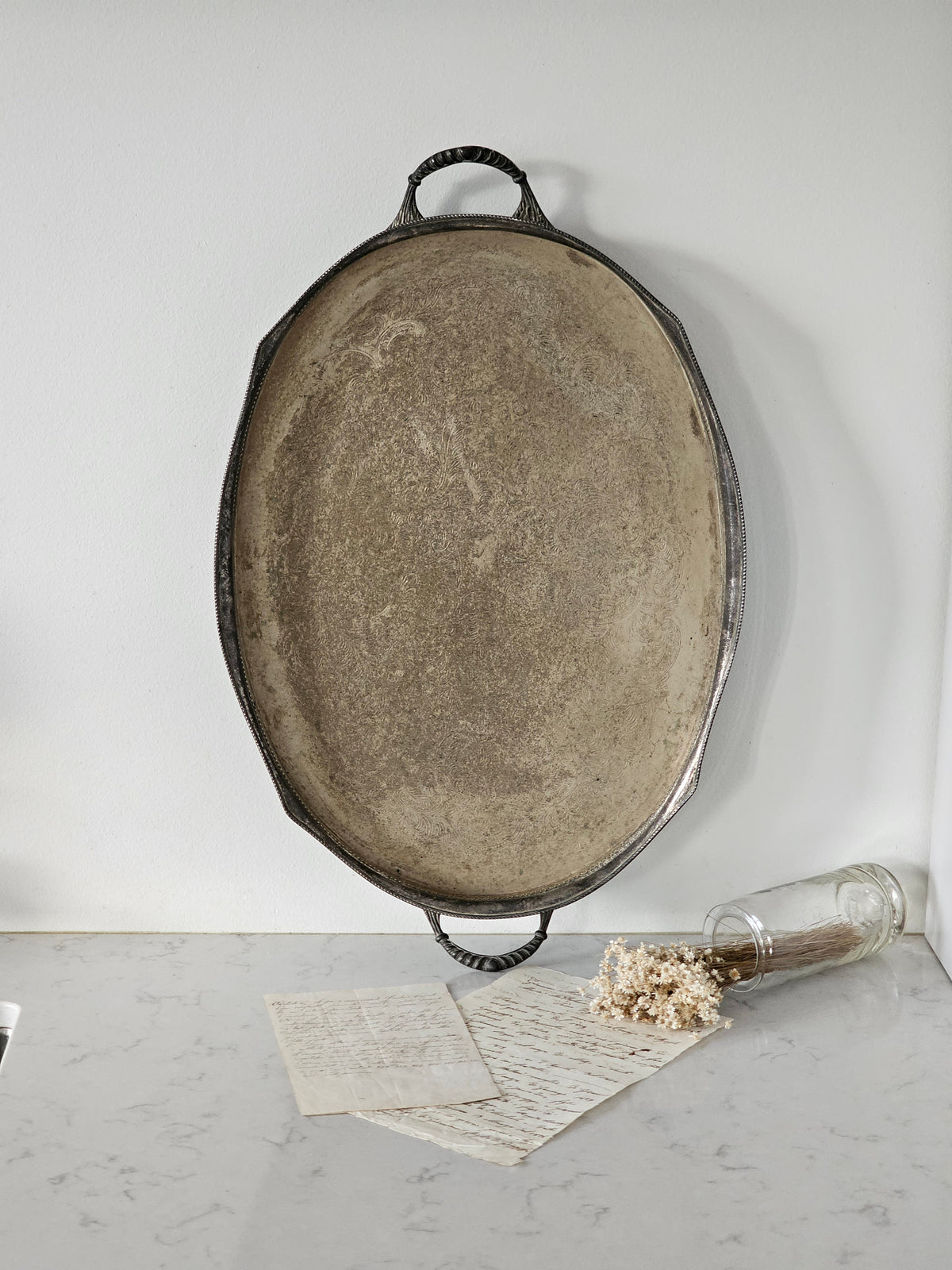 Italialainen iso vintage tarjotin