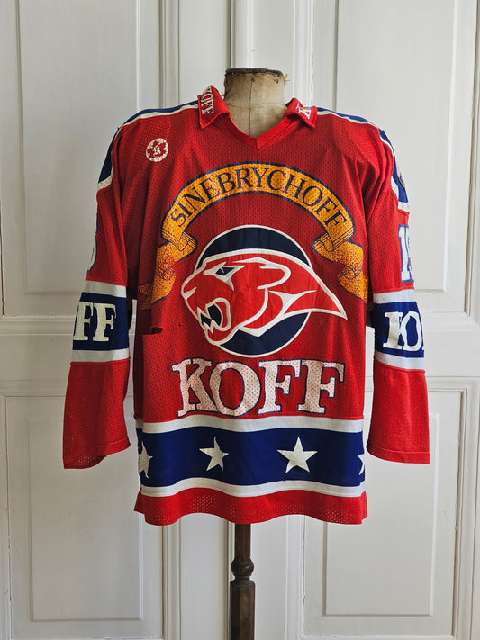 96-97 HIFK gameworn pelipaita Jari Laukkanen