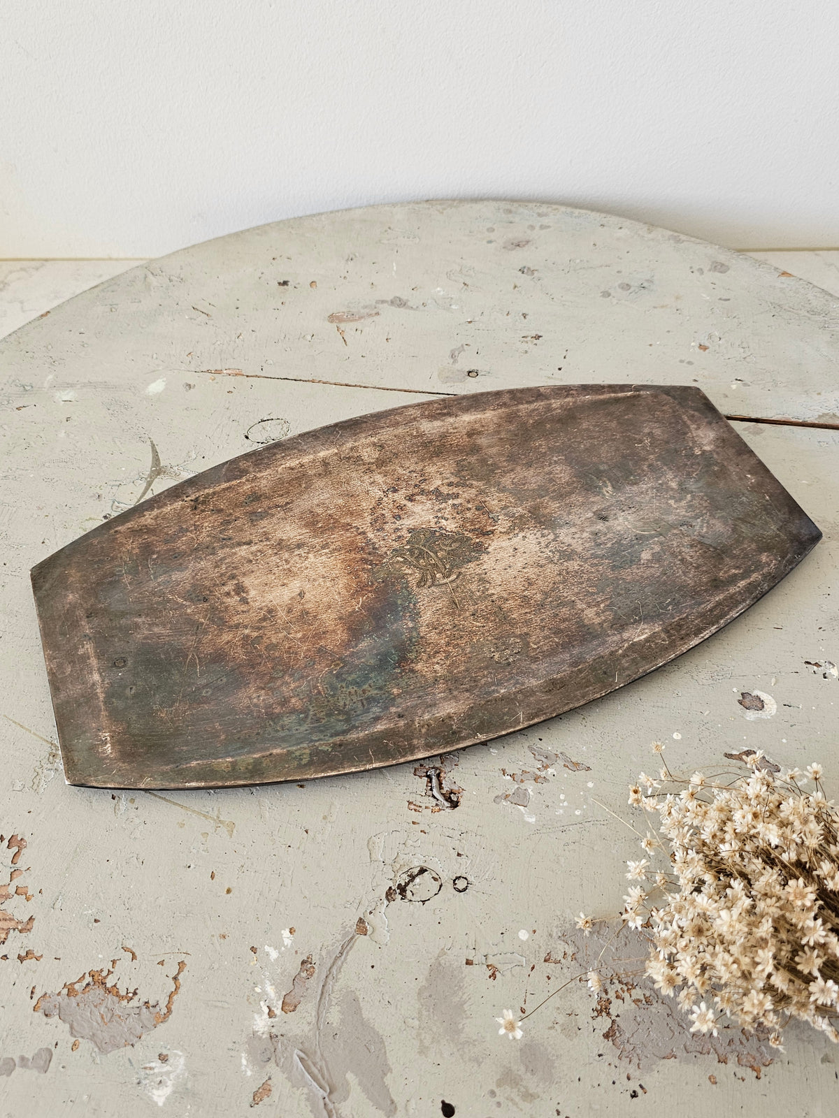A metal tray