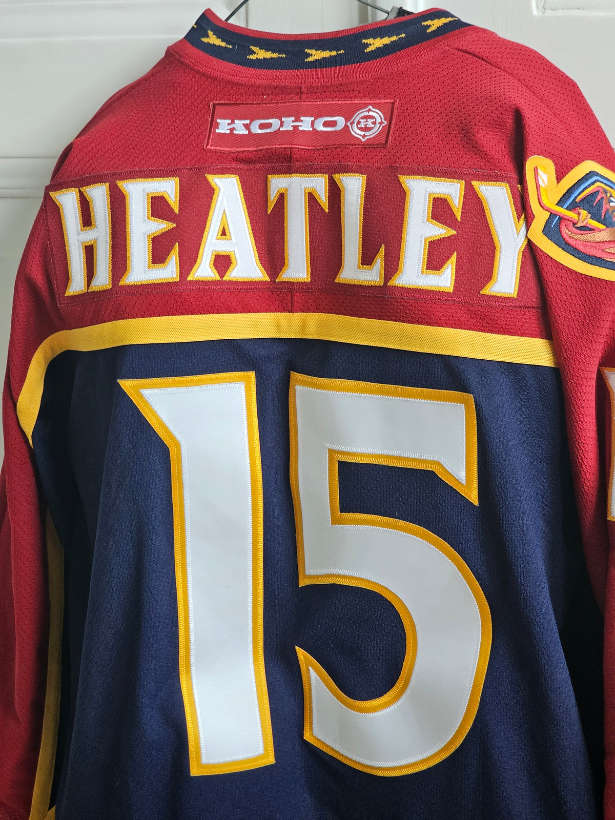 Koho Vintage fan jersey Atlanta Thrashers Dany Heatley
