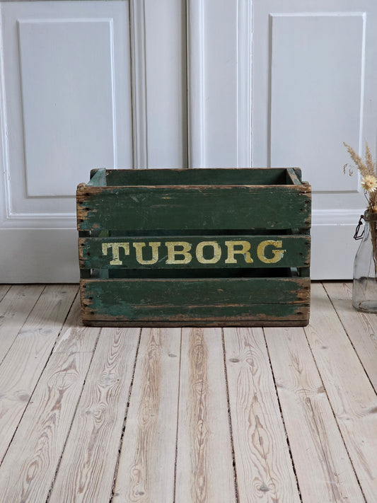 Vanha vintage-olutlaatikko