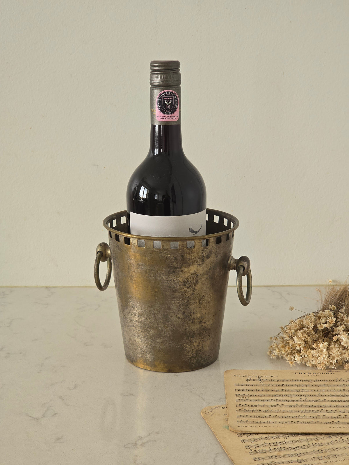 Vanha vintage viinicooler