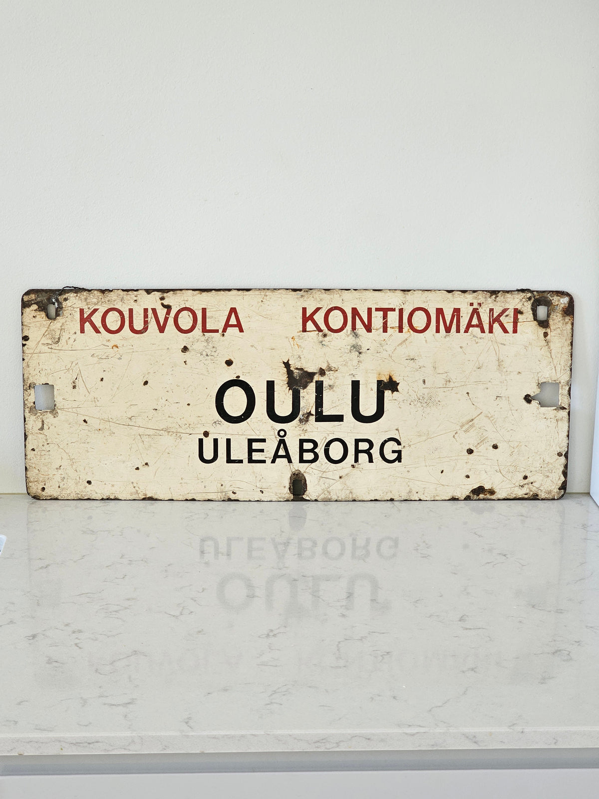 Vr:n kyltti Oulu-Helsinki