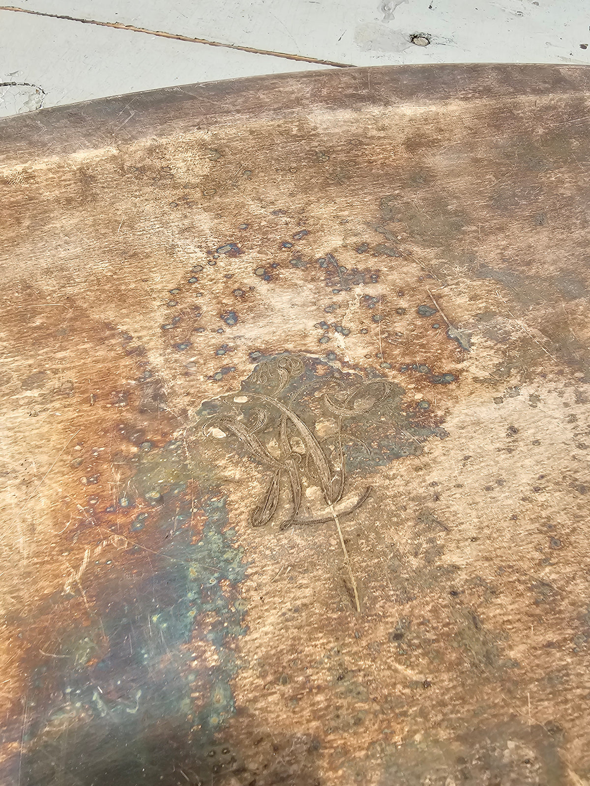 A metal tray
