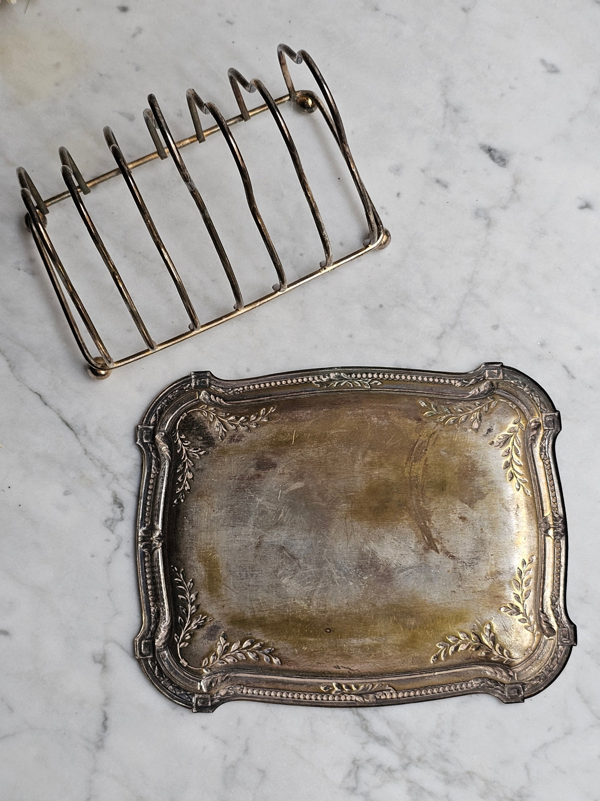 Vanha ranskalainen vintage paahtoleipäteline
