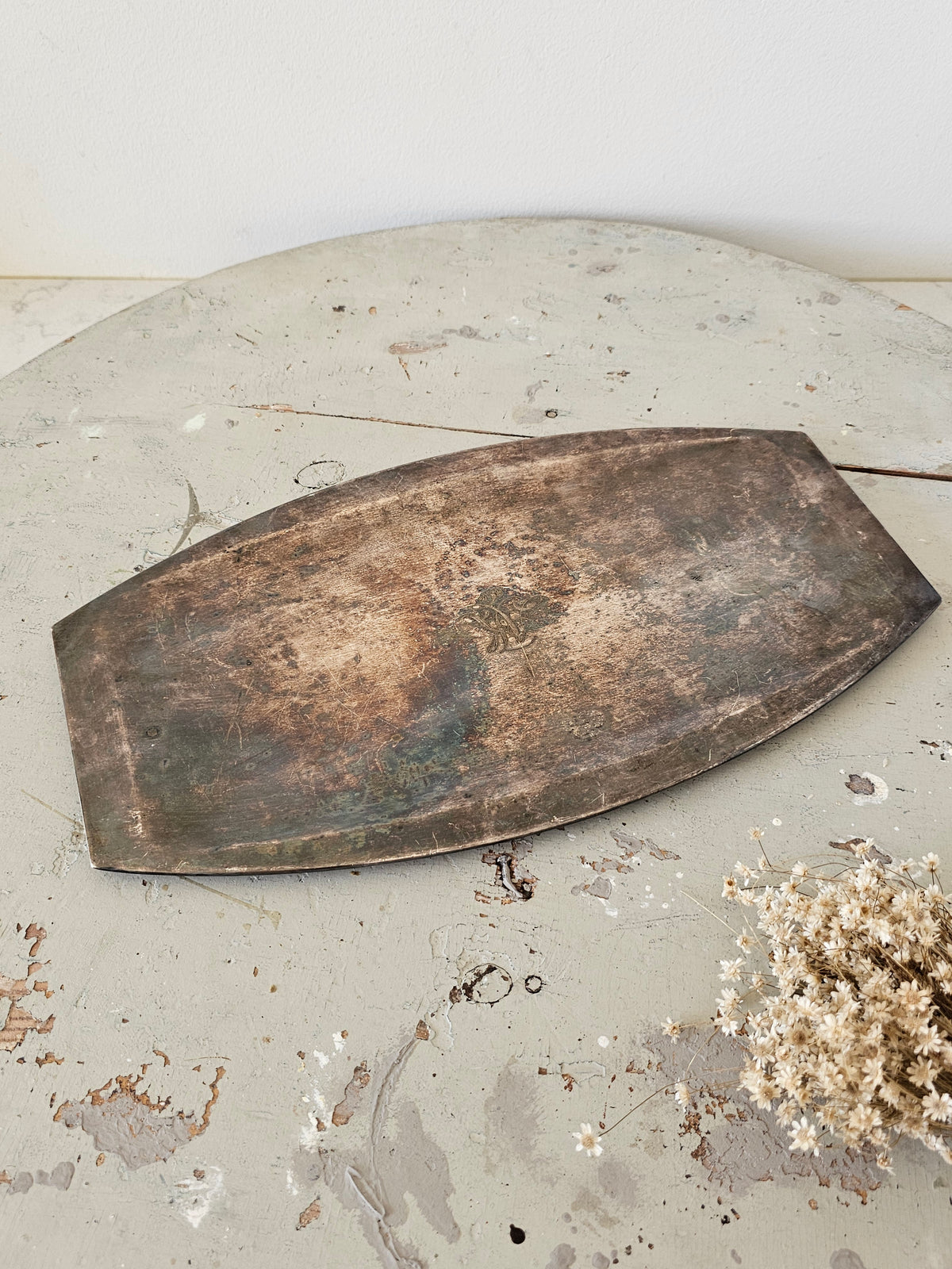 A metal tray