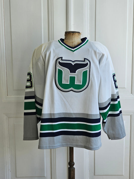 Hartford Whalers vintage fanipaita Geoff Sandersson
