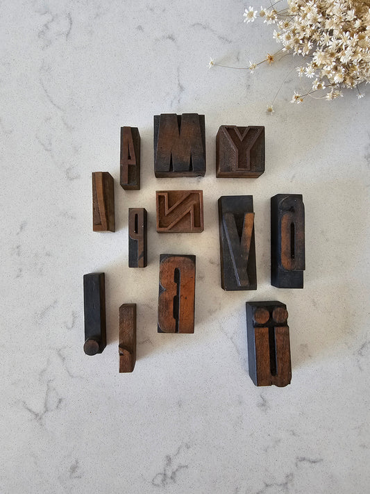 A set of wooden booklets