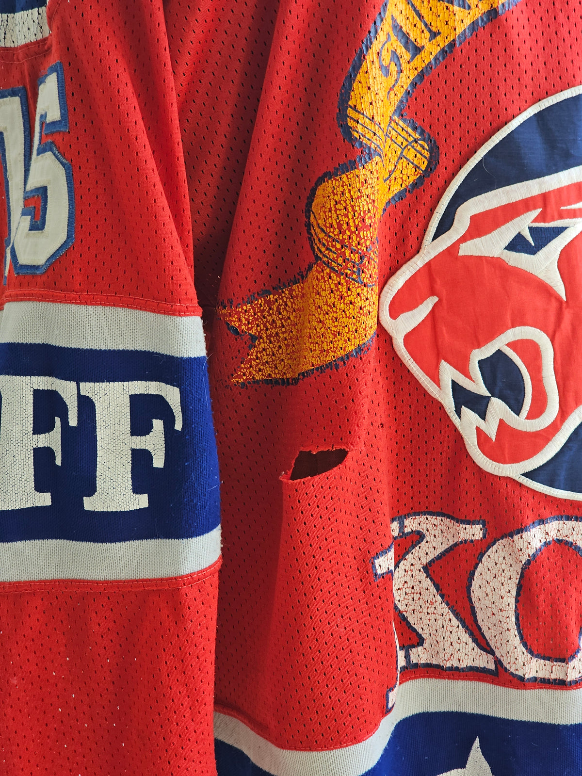 96-97 HIFK gameworn pelipaita Jari Laukkanen