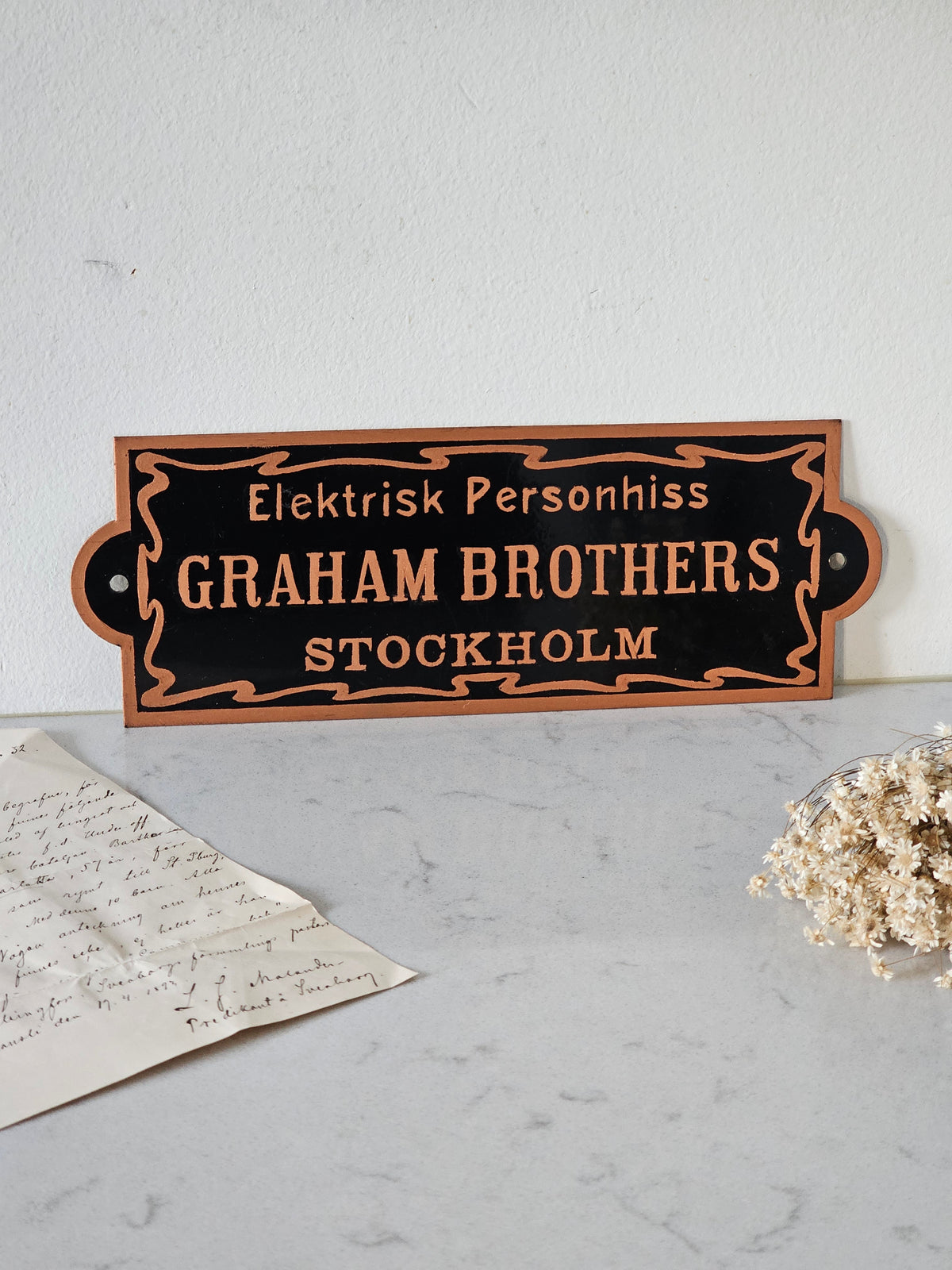 Graham Brothers Stockholm -kyltti