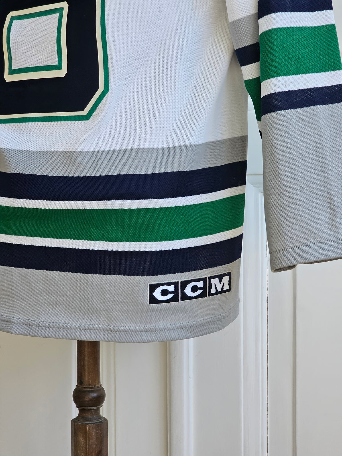Hartford Whalers vintage fanipaita Geoff Sandersson