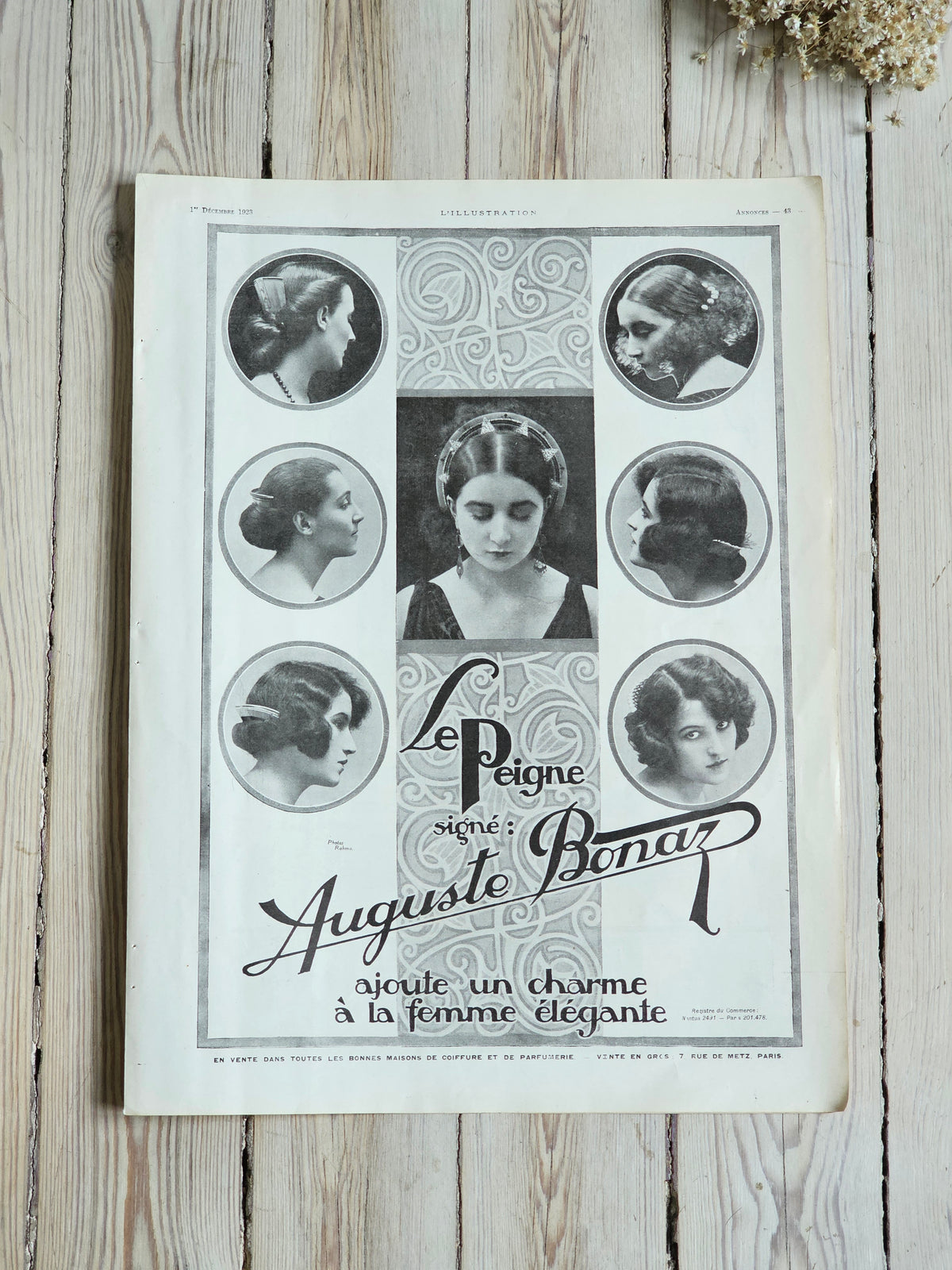 Ranskalainen projektorimainos Pathe Baby, 1924
